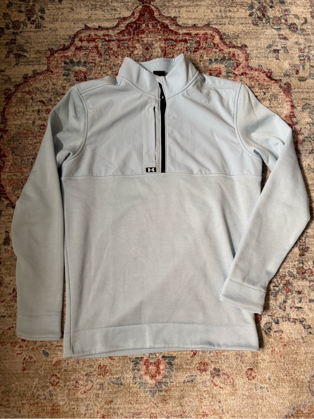 Under Armour Light Blue Men's Quarter-Zip Performance Jacket
